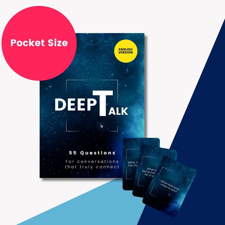 Produktbild: DeepTalk Gespr&auml;chsfragekarten (Pocket Size) ENGLISH Version