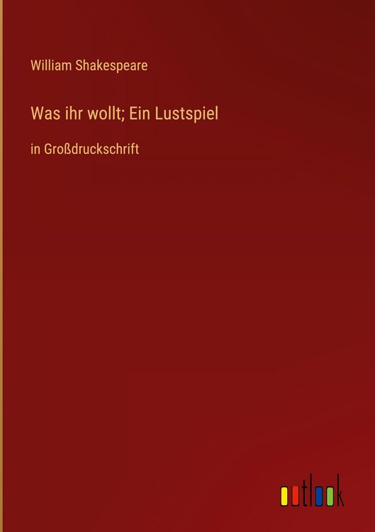 Produktbild: Was ihr wollt; Ein Lustspiel