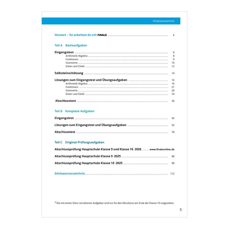 Produktbild: FiNALE Pr&uuml;fungstraining Abschluss 9./10. Klasse Hauptschule Niedersachsen