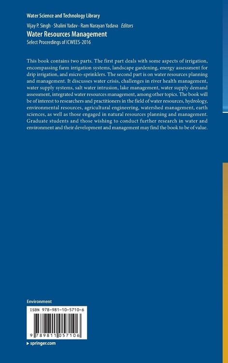 Produktbild: Water Resources Management