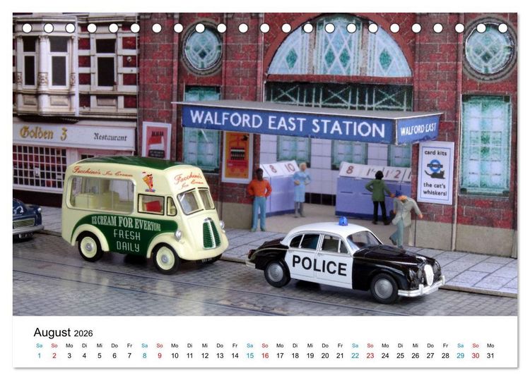 Produktbild: Polizeimodelle im Einsatz (Tischkalender 2026 DIN A5 quer), CALVENDO Monatskalender