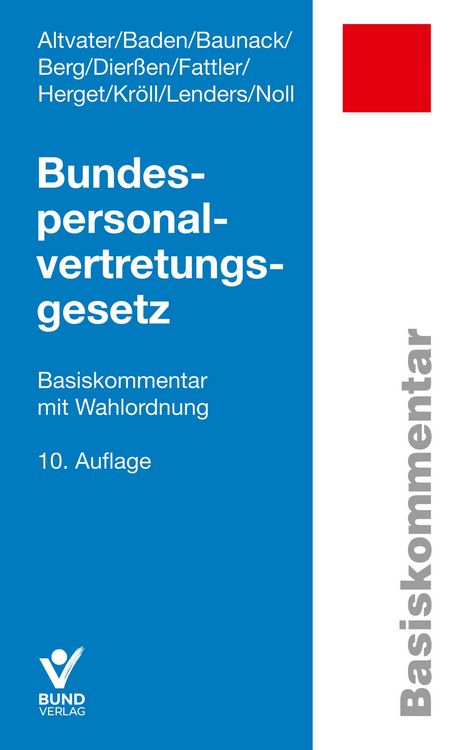 Produktbild: Bundespersonalvertretungsgesetz