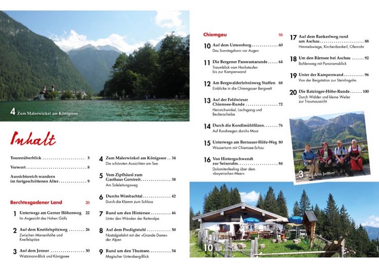 Produktbild: Panoramawege f&uuml;r Senioren Chiemgau, Kaisergebirge und Berchtesgadener Land