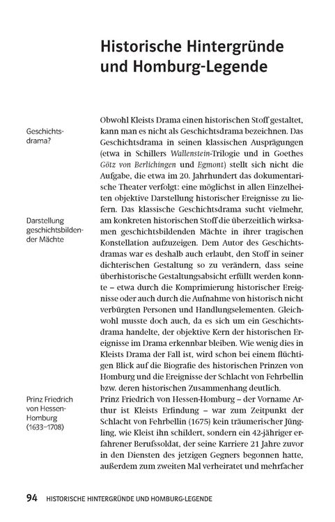 Produktbild: Kleist, H: Lekt&uuml;rehilfen Prinz Friedrich von Homburg