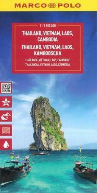 Produktbild: Thailandia, Vietnam, Laos, Cambogia 1:1.900.000