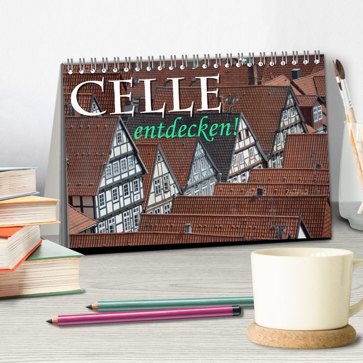 Produktbild: CELLE entdecken (Tischkalender 2026 DIN A5 quer), CALVENDO Monatskalender