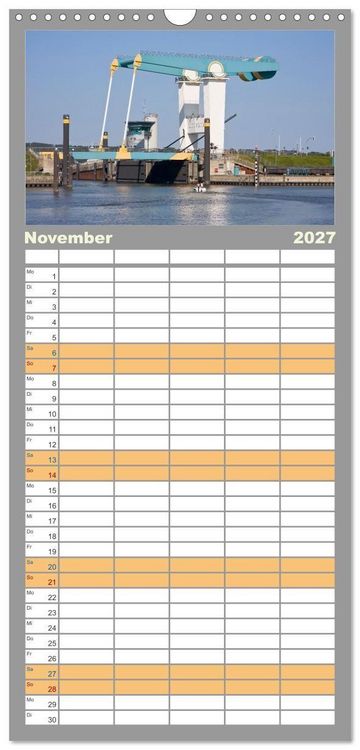 Produktbild: Familienplaner 2027 - Das Alte Land- im Rhythmus der Jahreszeiten mit 5 Spalten (Wandkalender, 21 x 45 cm) CALVENDO