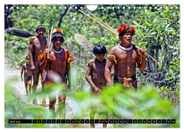 Produktbild: XINGU - Fluss der Menschenwesen (Wandkalender 2026 DIN A4 quer), CALVENDO Monatskalender