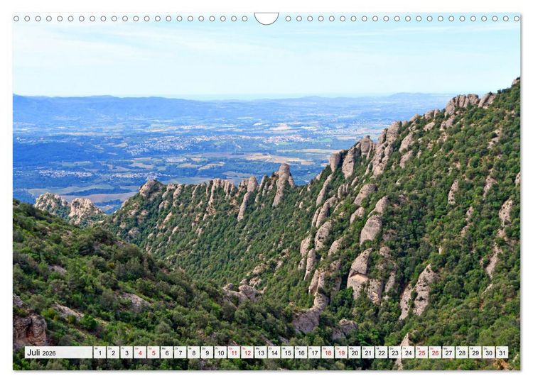 Produktbild: MONTSERRAT in Katalonien (Wandkalender 2026 DIN A3 quer), CALVENDO Monatskalender