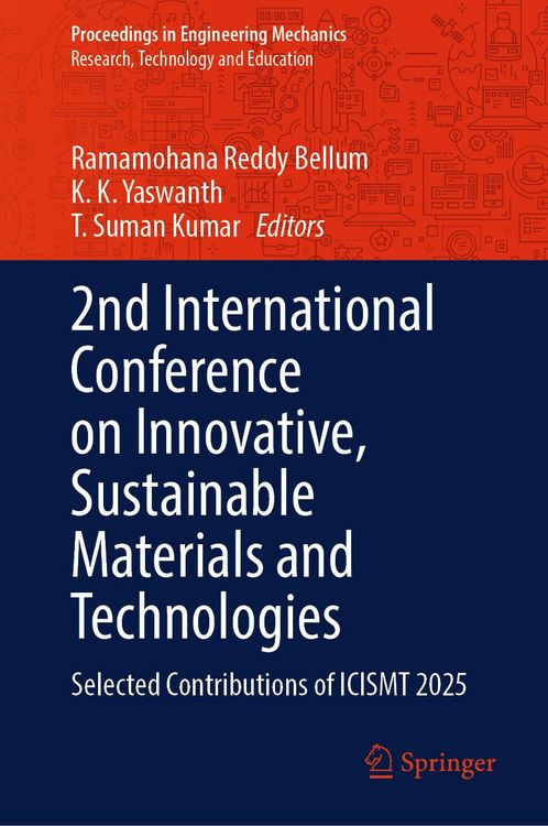 Produktbild: 2nd International Conference on Innovative, Sustainable Materials and Technologies