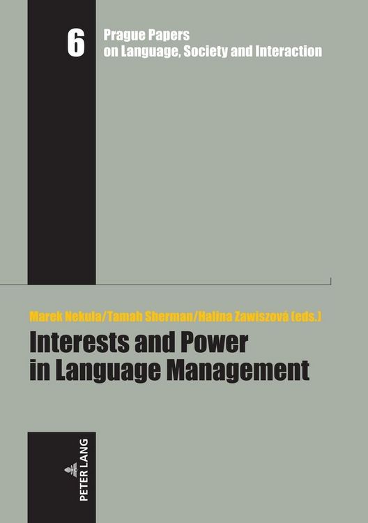 Produktbild: Interests and Power in Language Management