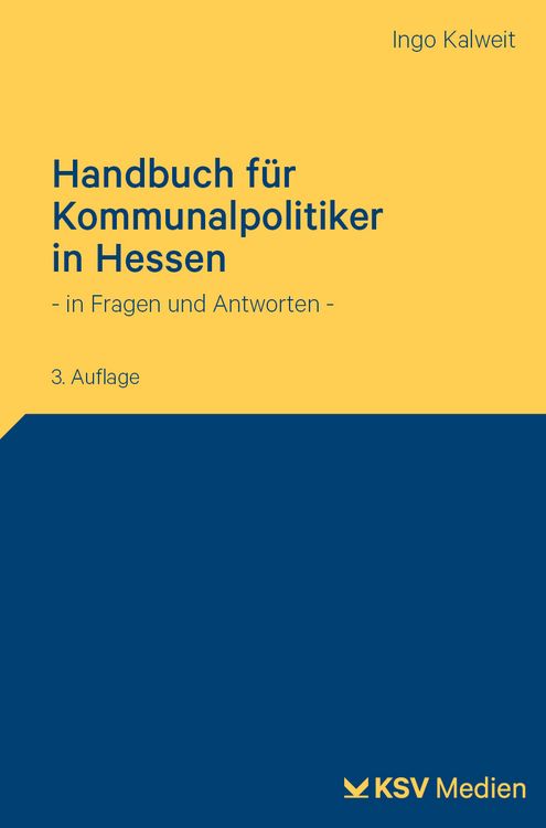 Produktbild: Handbuch f&uuml;r Kommunalpolitiker in Hessen