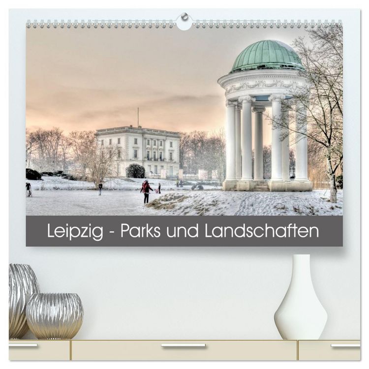 Produktbild: Leipzig - Parks und Landschaften (hochwertiger Premium Wandkalender 2026 DIN A2 quer), Kunstdruck in Hochglanz