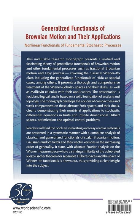 Produktbild: GENERAL FUNCT OF BROWNIAN MOTION & APPL