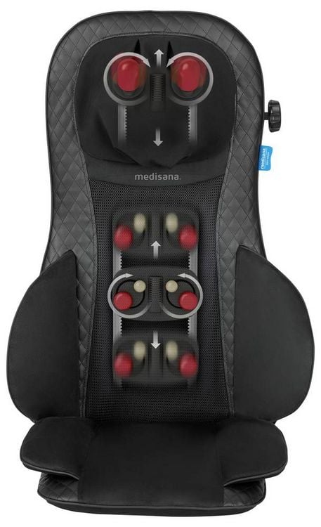 Produktbild: Medisana MCG 820 Komfort Shiatsu- Massagesitzauflage Massageger&auml;t 60W Schwarz