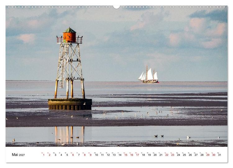 Produktbild: Pellwormer Ogenblicke, ein Streifzug durch ein Inseljahr (hochwertiger Premium Wandkalender 2027 DIN A2 quer), Kunstdruck in Hochglanz