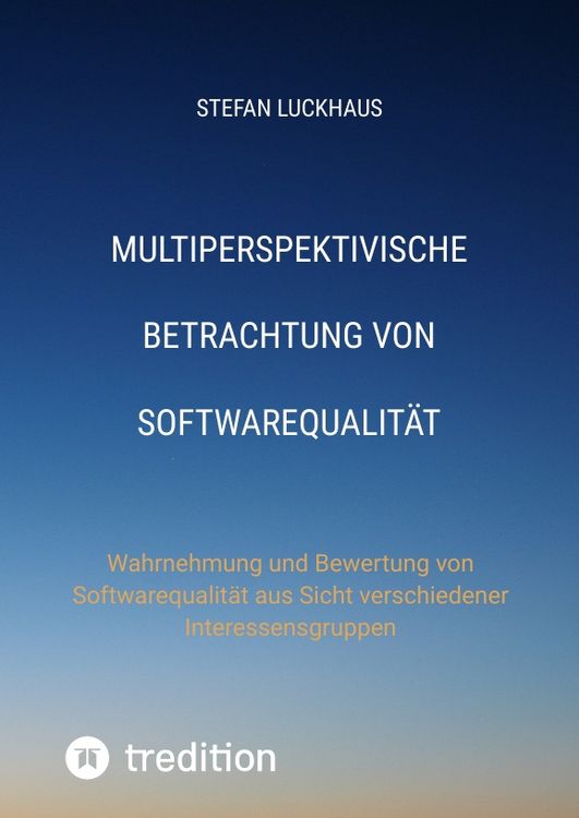Produktbild: Multiperspektivische Betrachtung von Softwarequalit&auml;t
