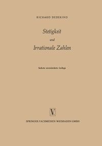 Produktbild: Stetigkeit und Irrationale Zahlen
