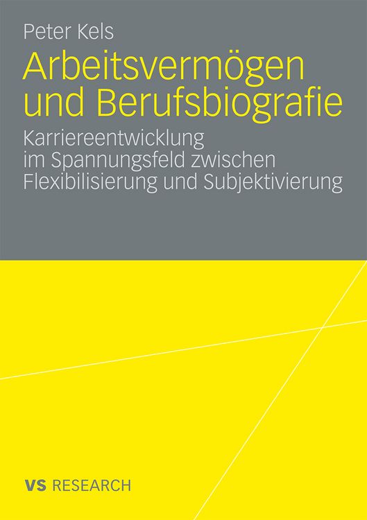 Produktbild: Arbeitsverm&ouml;gen und Berufsbiografie