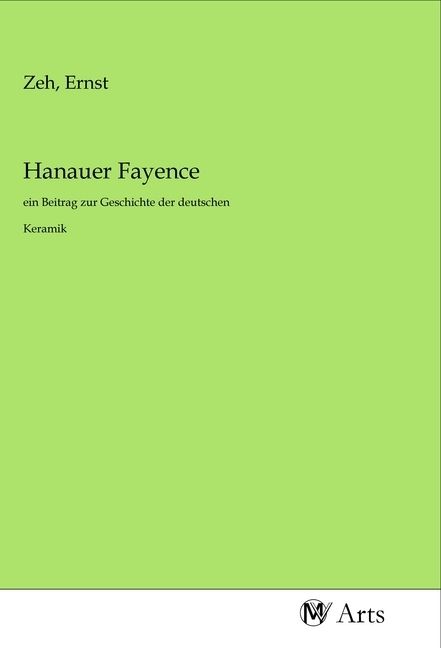 Produktbild: Hanauer Fayence