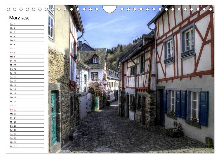 Produktbild: Eine Perle in der Eifel - Monreal (Wandkalender 2026 DIN A4 quer), CALVENDO Monatskalender