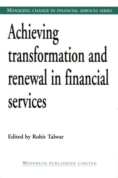 Produktbild: Achieving Transformation and Renewal in Financial Services