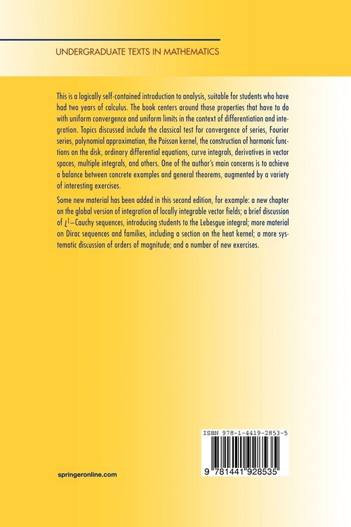 Produktbild: Undergraduate Analysis