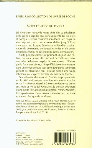 Produktbild: Mort et vie de Lili Riviera