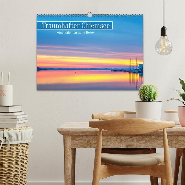 Produktbild: Traumhafter Chiemsee - eine kalendarische Reise (Wandkalender 2026 DIN A3 quer), CALVENDO Monatskalender