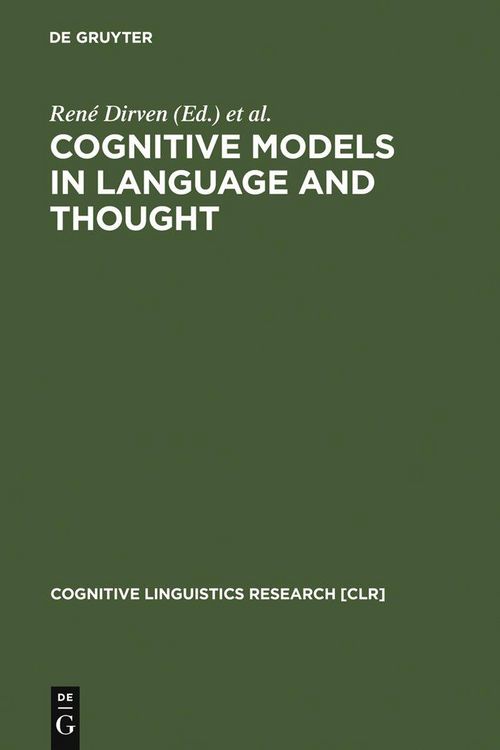 Produktbild: Cognitive Models in Language and Thought