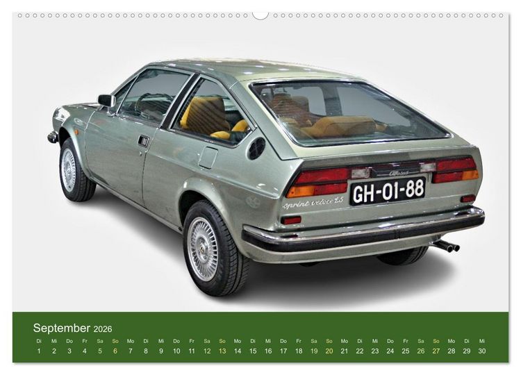 Produktbild: Italienische Klassiker (Wandkalender 2026 DIN A2 quer), CALVENDO Monatskalender