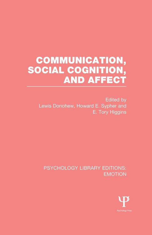 Produktbild: Communication, Social Cognition, and Affect