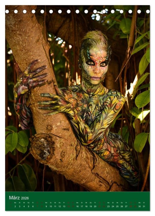 Produktbild: Tropical Artventures (Tischkalender 2026 DIN A5 hoch), CALVENDO Monatskalender