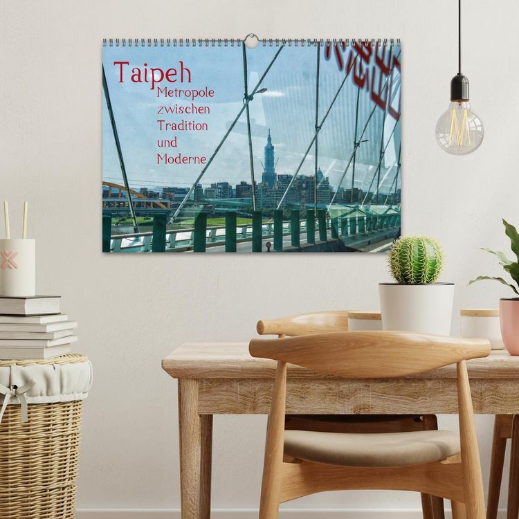 Produktbild: Taipeh, Metropole zwischen Tradition und Moderne. (Wandkalender 2026 DIN A3 quer), CALVENDO Monatskalender