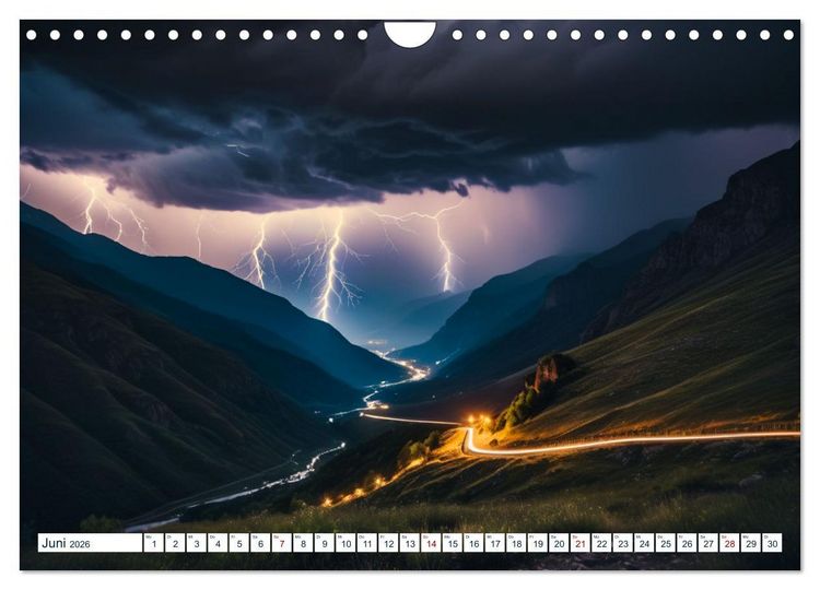 Produktbild: Wetter- und Naturph&auml;nomene (Wandkalender 2026 DIN A4 quer), CALVENDO Monatskalender