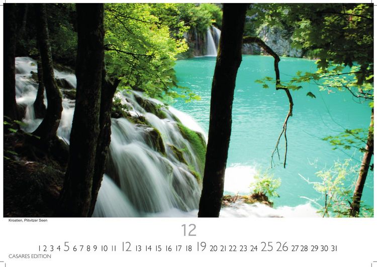 Produktbild: Wasserf&auml;lle Kalender 2027 &ndash; Wandkalender | Fotokalender Naturkalender 35x50cm Gro&szlig;format - Inspirierende Wasserfall-Fotografien f&uuml;r das ganze Jahr.