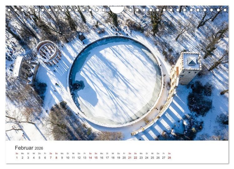 Produktbild: Potsdam - UNESCO Weltkulturerbe und Stadt der Schl&ouml;sser und G&auml;rten (Wandkalender 2026 DIN A4 quer), CALVENDO Monatskalender