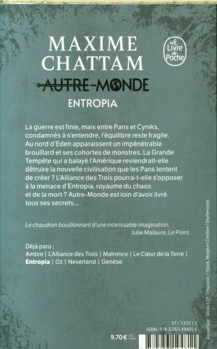 Produktbild: Fre-Entropia (autre-Monde Tome
