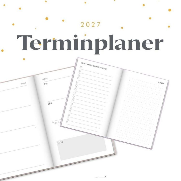 Produktbild: Terminplaner 2027 Kleines Herz
