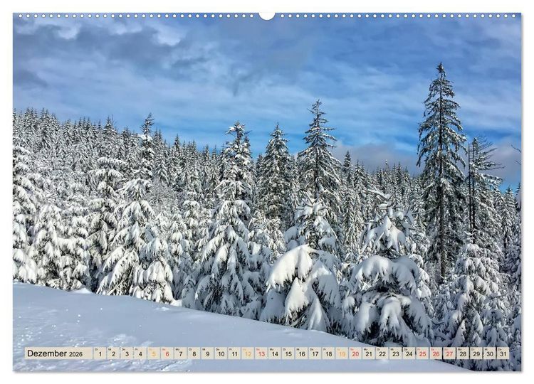 Produktbild: Deutschland - Nationalparks (Wandkalender 2026 DIN A2 quer), CALVENDO Monatskalender