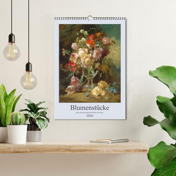 Produktbild: Blumenst&uuml;cke 2026 (Wandkalender 2026 DIN A3 hoch), CALVENDO Monatskalender