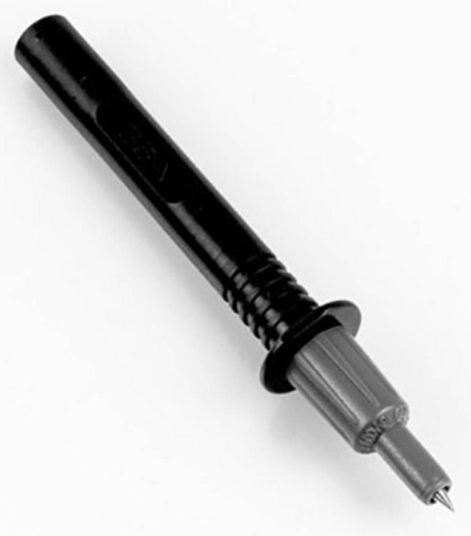 Produktbild: HT Instruments 404-IECN Bananenstecker 1003020 Bananenbuchse, Buchse 4 mm, Steckanschluss 4 mm CAT III 1000 V, CAT IV 600 V Schwarz 1 St.