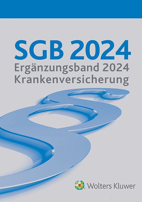 Produktbild: SGB 2024 Erg&auml;nzungsband f&uuml;r die Krankenversicherung