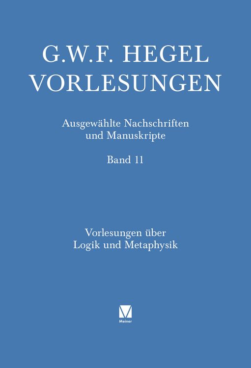 Produktbild: Vorlesungen &uuml;ber die Logik und Metaphysik