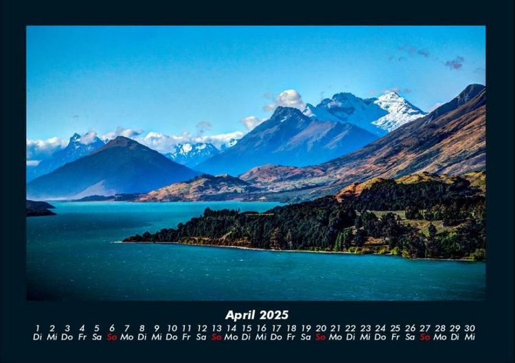 Produktbild: Die Seen der Erde 2025 Fotokalender DIN A4