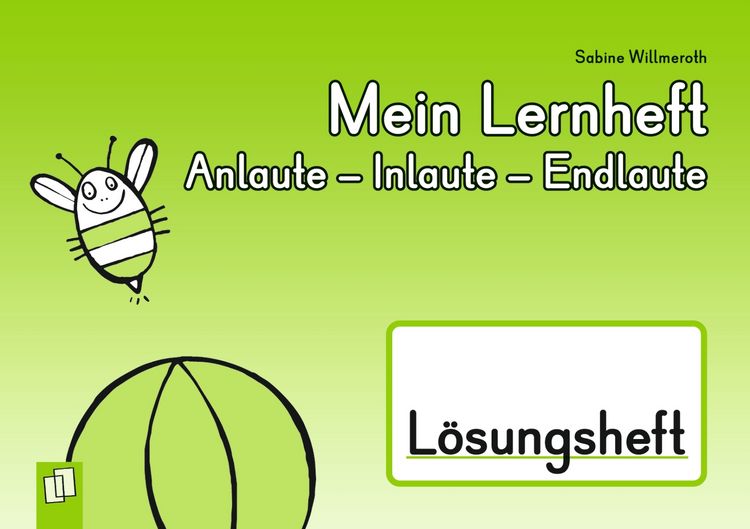 Produktbild: Mein Lernheft: Anlaute &ndash; Inlaute &ndash; Endlaute &ndash; L&ouml;sungsheft