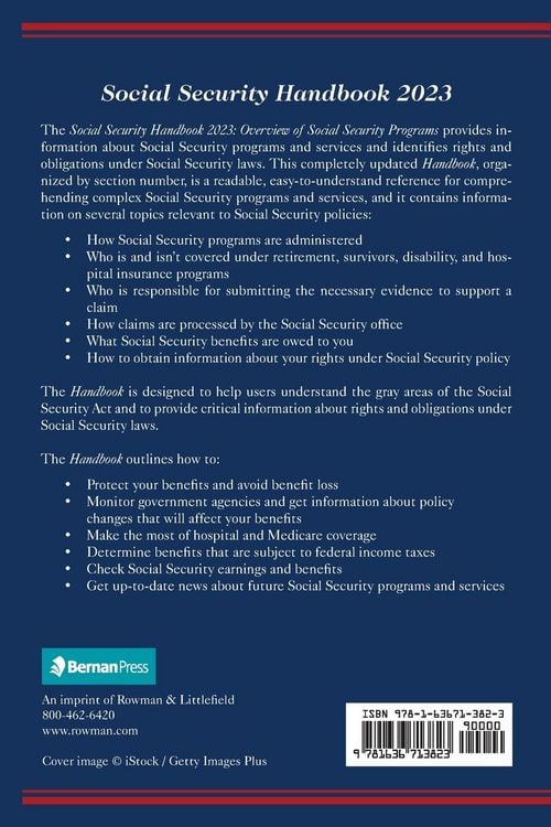 Produktbild: Social Security Handbook 2023