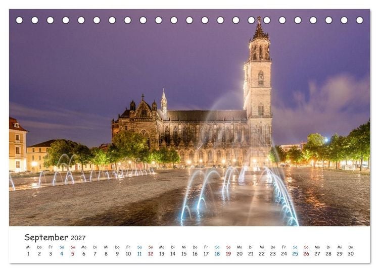 Produktbild: Typisch Magdeburg (Tischkalender 2027 DIN A5 quer), CALVENDO Monatskalender