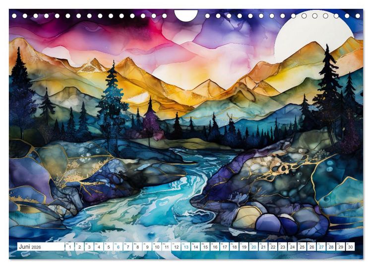 Produktbild: Farbsinfonie der Natur (Wandkalender 2026 DIN A4 quer), CALVENDO Monatskalender