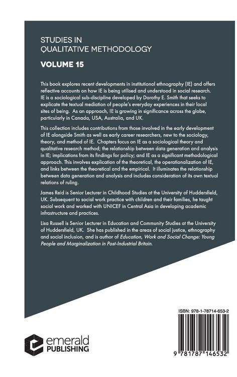 Produktbild: Perspectives on and from Institutional Ethnography